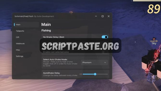 Fisch Solix Hub Script