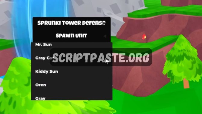 Sprunki Tower Defense Script